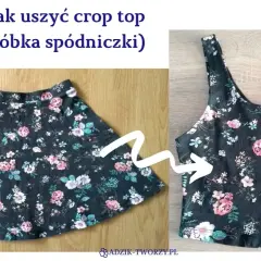 Jak zrobić modny crop top? DIY bez szycia i z igłą!