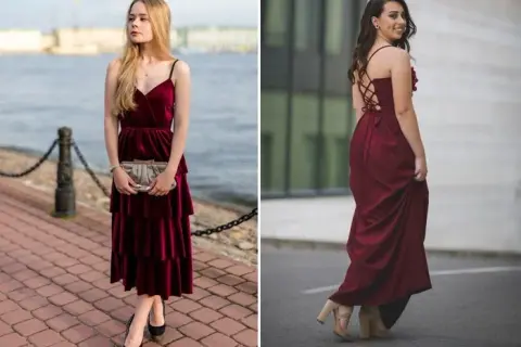 Jakie buty do bordowej sukienki? Stylistka radzi: kolory i fasony.