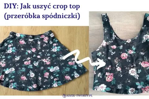 Jak zrobić modny crop top? DIY bez szycia i z igłą!