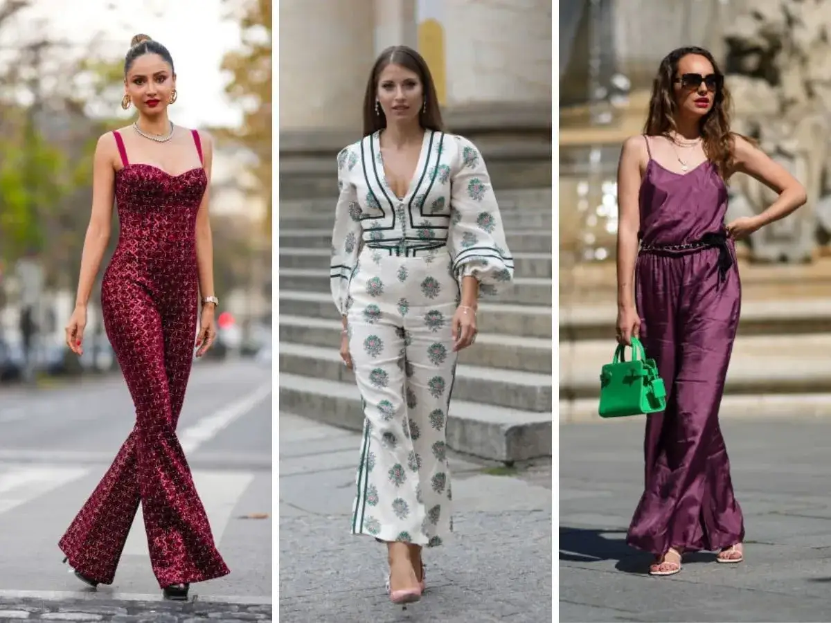 eleganckie fryzury do kombinezonu na wesele