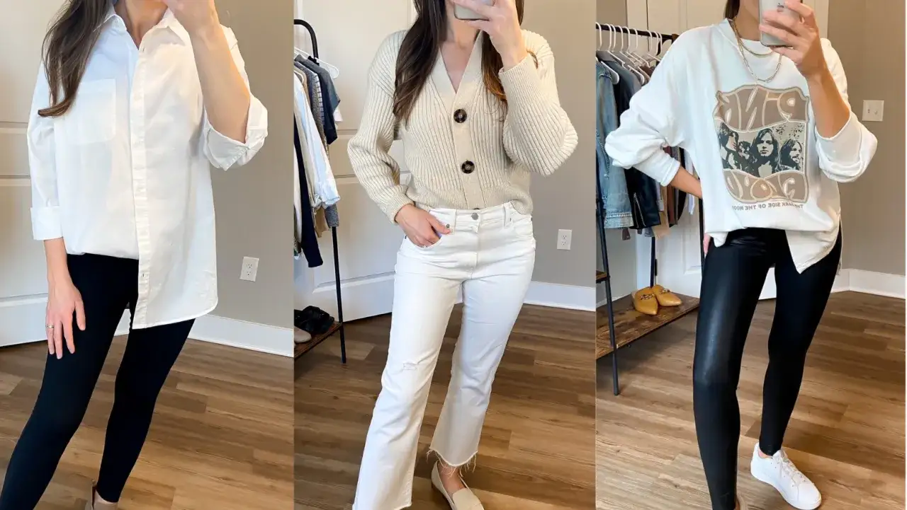 french tuck bluza wysoki stan