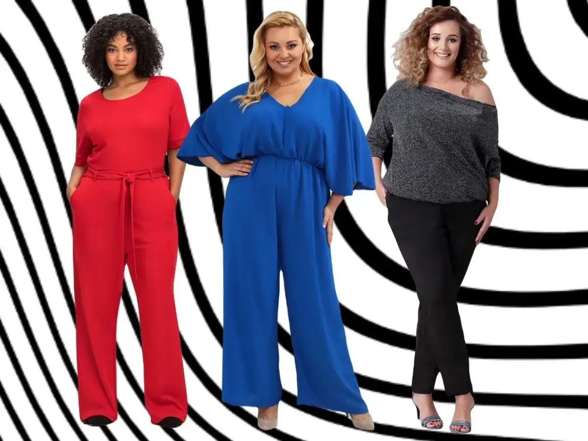 Kombinezon plus size stylizacje